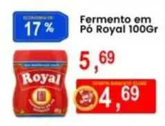 Federzoni Supermercados Fermento em Pó Royal oferta