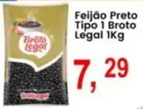 Federzoni Supermercados Feijão Preto Tipo 1 Broto Legal oferta