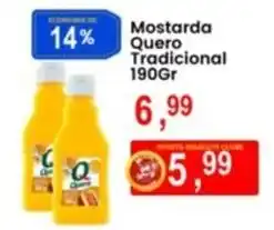 Federzoni Supermercados Mostarda Quero Tradicional oferta