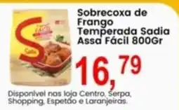 Federzoni Supermercados Sobrecoxa de Frango Temperada Sadia Assa Fácil oferta
