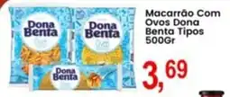 Federzoni Supermercados Macarrão com ovos dona benta tipos oferta