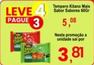 Federzoni Supermercados Tempero Kitano Mais Sabor Sabores oferta