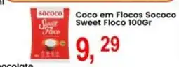 Federzoni Supermercados Coco em Flocos Sococo Sweet Floco oferta
