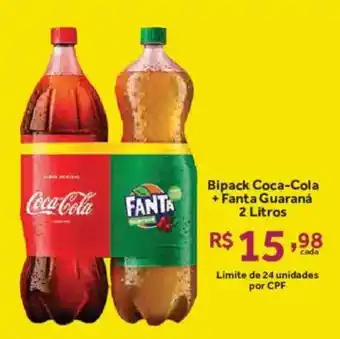 Bipack coca-cola + fanta guaraná