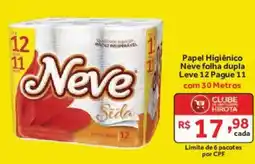 Hirota Food Supermercado Papel Higiênico Neve folha dupla oferta