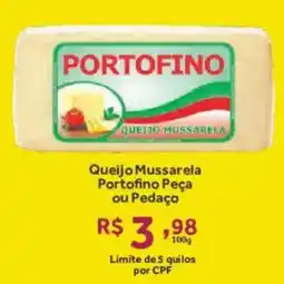 Hirota Food Supermercado Queijo mussarela portofino peça ou pedaço oferta