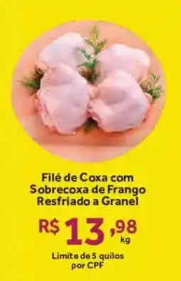 Hirota Food Supermercado Filé de Coxa com Sobrecoxa de Frango Resfriado a Granel oferta