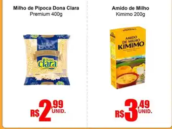 Milho de Pipoca Dona Clara Premium