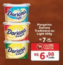 Hirota Food Supermercado Margarina Doriana Tradicional ou Light oferta