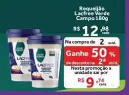 Hirota Food Supermercado Requeijão Lacfree Verde Campo oferta