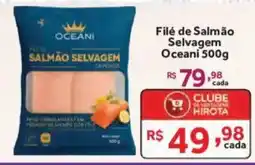 Hirota Food Supermercado Filé de salmão selvagem oferta