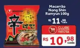 Hirota Food Supermercado Macarrão Nong Shin Ramyun oferta