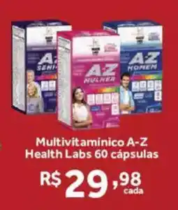 Hirota Food Supermercado Multivitaminico A-Z Health Labs 60 cápsulas oferta