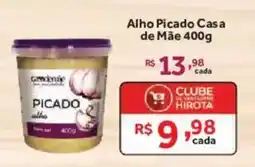 Hirota Food Supermercado Alho picado casa de mãe oferta