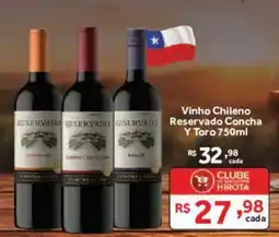 Hirota Food Supermercado Vinho chileno reservado concha y toro oferta