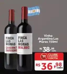 Hirota Food Supermercado Vinho Argentino Las Moras oferta