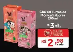 Hirota Food Supermercado Chá Yai Turma da Mônica Sabores oferta