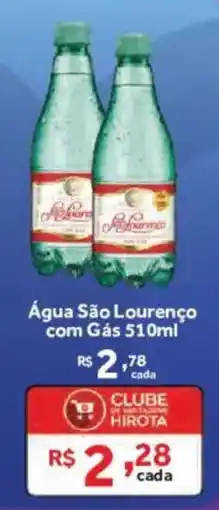 Hirota Food Supermercado Água são lourenço com gás oferta