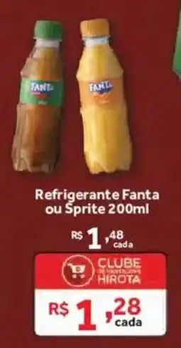 Hirota Food Supermercado Refrigerante Fanta ou Sprite oferta