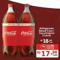 Hirota Food Supermercado Refrigerante Bipack Coca + Coca Original oferta