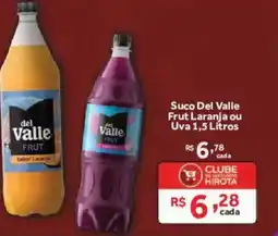 Hirota Food Supermercado Suco Del Valle Frut Laranja ou Uva oferta