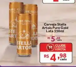 Hirota Food Supermercado Cerveja Stella Artois Pure Gold oferta