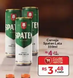 Hirota Food Supermercado Cerveja Spaten Lata oferta