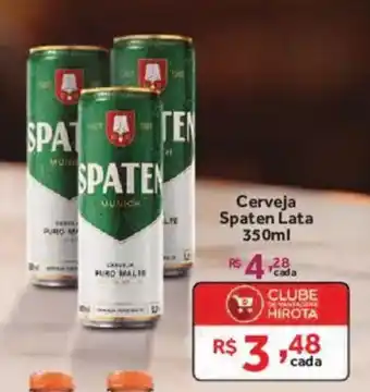 Hirota Food Supermercado Cerveja Spaten Lata oferta