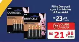 Hirota Food Supermercado Pilha duracell oferta
