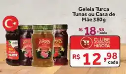 Hirota Food Supermercado Geleia Turca Tunas ou Casa de Mãe oferta