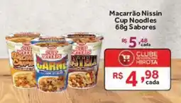 Hirota Food Supermercado Macarrão Nissin Cup Noodles 68g Sabores oferta