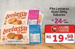 Hirota Food Supermercado Pão leviassa nutri 300g sabores oferta