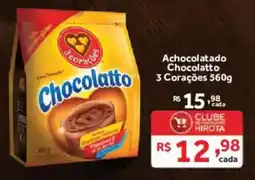 Hirota Food Supermercado Achocolatado Chocolatto 3 Corações oferta