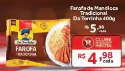 Hirota Food Supermercado Farofa de Mandioca Tradicional Da Terrinha oferta