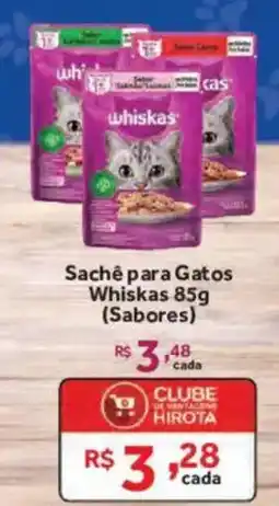 Hirota Food Supermercado Sachê para Gatos Whiskas 85g (Sabores) oferta