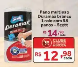 Hirota Food Supermercado Pano multiuso Duramax branco oferta
