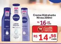 Hirota Food Supermercado Creme Hidratante Nivea 200ml oferta