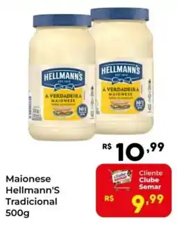 Semar Supermercado Maionese hellmann's tradicional oferta