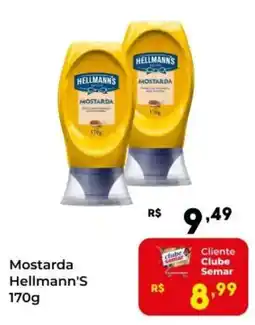 Semar Supermercado Mostarda hellmann's oferta