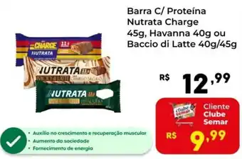 Barra C/ Proteína Nutrata Charge