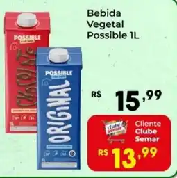 Semar Supermercado Bebida Vegetal Possible 1L oferta