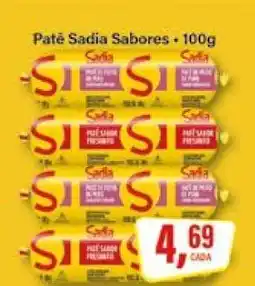 Rede Supermarket Patê Sadia Sabores oferta