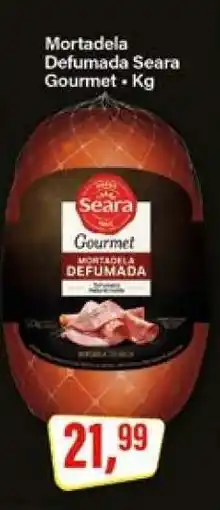 Rede Supermarket Mortadela Defumada Seara Gourmet oferta