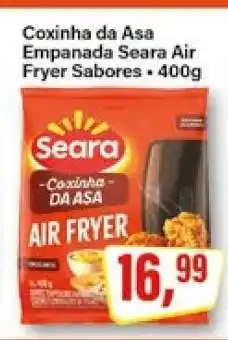 Rede Supermarket Coxinha da Asa Empanada Seara Air Fryer Sabores oferta