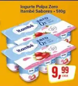 Rede Supermarket Iogurte Polpa Zero Itambé Sabores oferta