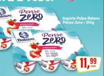 Rede Supermarket Iogurte Polpa Batavo Pense Zero oferta