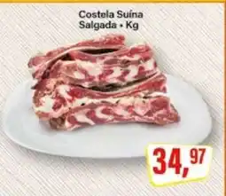 Rede Supermarket Costela Suína Salgada oferta