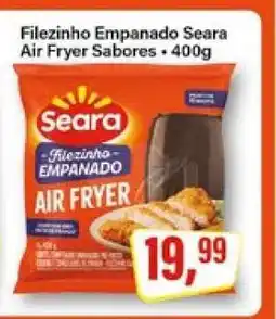 Rede Supermarket Filezinho Empanado Seara Air Fryer Sabores oferta