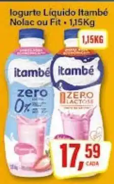 Rede Supermarket Iogurte Líquido Itambé Nolac ou Fit oferta