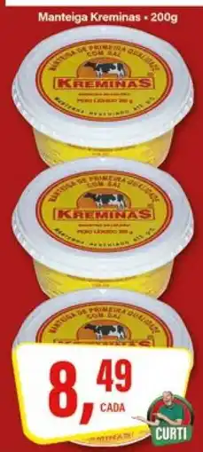 Rede Supermarket Manteiga Kreminas oferta